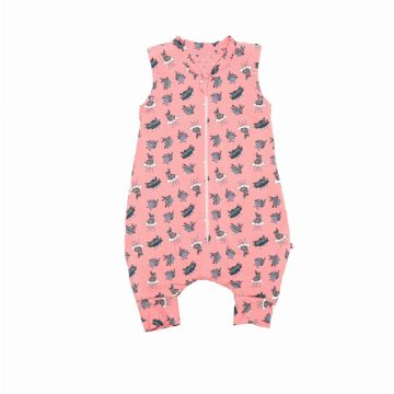 Sac de dormit cu picioruse 1 tog Kidsdecor Bunny Pink 80 cm