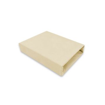 Cearceaf cu elastic, MimiNu, Pentru patut co-sleeper, Luna, Dimensiune 84.5 x 50.5 cm, Din bumbac jersey, Material certificat Oeko Tex Standard 100, Nugat