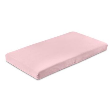 Cearceaf cu elastic, Sensillo, Pentru patut, Din bumbac jersey, 160x80 cm, 0 luni+, Pink