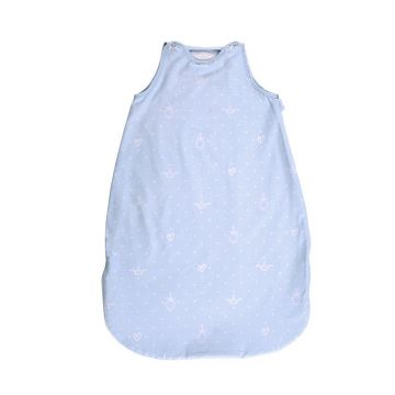 Sac de dormit de primavaravara 85 cm bumbac ranforce Little Bear Blue