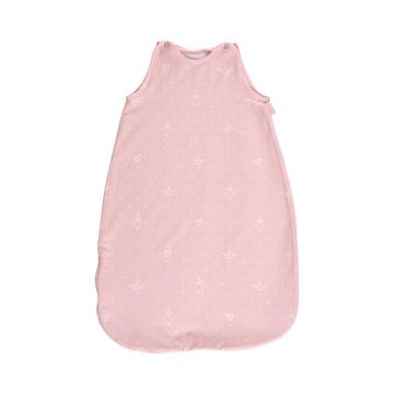 Sac de dormit de vara 95 cm bumbac ranforce Little Bear Pink