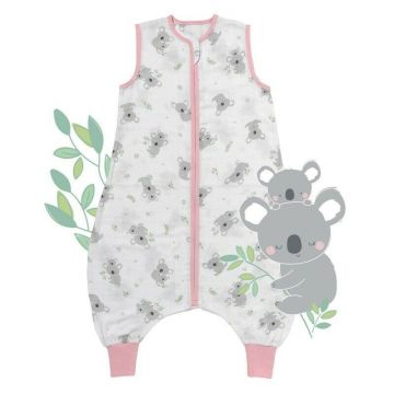 Sac de dormit cu picioruse Bamboo Koala 110 cm 0.5 Tog