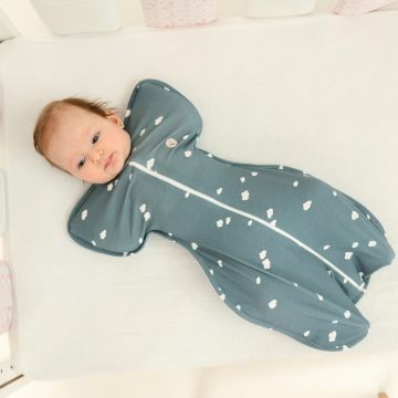 Sac de dormit nou-nascut Swaddle First Sleep 0.5 tog Cloudy Dreams 60 cm