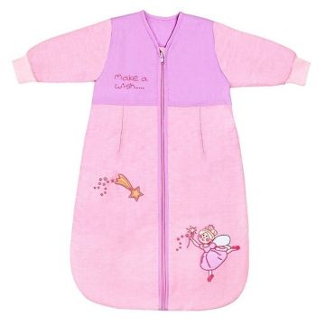 Slumbersac - Sac de dormit cu maneca lunga Pink Fairy 1-3 ani 2.5 Tog