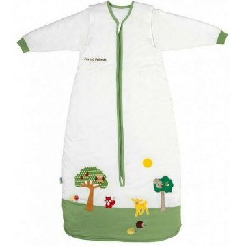 Sac de dormit cu maneca lunga detasabila Forest Friends 130 cm 3.5 Tog