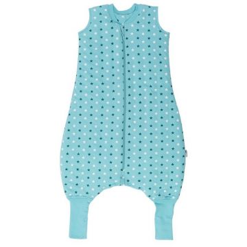 Sac de dormit cu picioruse si talpa antiderapanta Teal Stars 18-24 luni 2.5 Tog