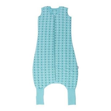 Sac de dormit cu picioruse si talpa antiderapanta Teal Stars 5-6 ani 2.5 Tog