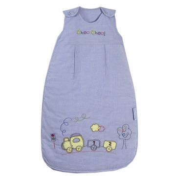 Slumbersac - Sac de dormit Choo Choo 0-6 luni 2.5 Tog, Albastru