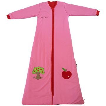 Slumbersac - Sac de dormit cu maneca lunga Apple of my eye 3-6 ani 3.5 Tog, Roz