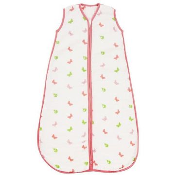 Slumbersac - Sac de dormit pentru vara din muselina Girls 3-6 ani 0.5 Tog