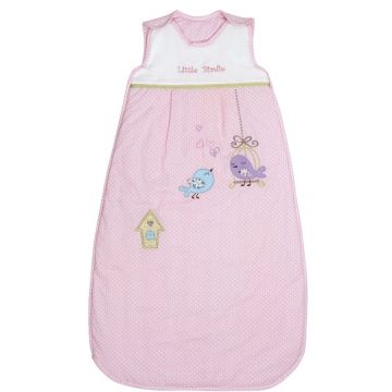 Slumbersac - Sac de dormit Pink Bird 0-6 luni 2.5 Tog