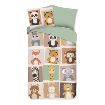 Lenjerie de pat pentru copii din microfibră pentru pat de o persoană, extinsă 140x220 cm Ranger – Good Morning Lenjerie de pat pentru copii din microfibră pentru pat de o persoană, extinsă 140x220 cm Ranger – Good Morning
