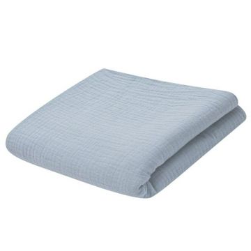 Paturica bebe, New Baby, 70x100 cm, Din muselina, 100% bumbac certificat Oeko Tex Standard 100, Grey Paturica bebe, New Baby, 70x100 cm, Din muselina, 100% bumbac certificat Oeko Tex Standard 100, Grey