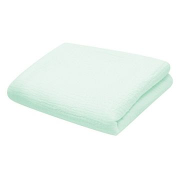 Paturica bebe, New Baby, 70x100 cm, Din muselina, 100% bumbac certificat Oeko Tex Standard 100, Mint Paturica bebe, New Baby, 70x100 cm, Din muselina, 100% bumbac certificat Oeko Tex Standard 100, Mint