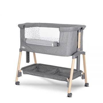 Patut pliabil co-sleeper Lorelli Millie Grey 0 luni+ maxim 9 kg, inaltime reglabila 7 pozitii, sistem antireflux, plasa de tantari, saltea inclusa Patut pliabil co-sleeper Lorelli Millie Grey 0 luni+ maxim 9 kg, inaltime reglabila 7 pozitii, sistem antireflux, plasa de tantari, saltea inclusa