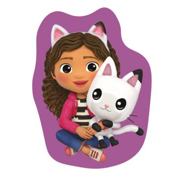 Pernă pentru copii din polar/fleece 35x35 cm Gabby´s Dollhouse Pernă pentru copii din polar/fleece 35x35 cm Gabby´s Dollhouse