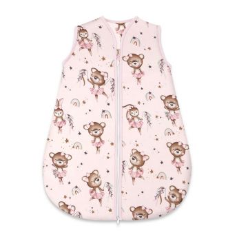 Sac de dormit, MimiNu, Pentru bebelusi, De iarna, Din bumbac certificat Oeko Tex Standard 100, Cu fermoar, 70 cm, 0 - 6 luni, 2.5 Tog, Little Ballerina Pink Sac de dormit, MimiNu, Pentru bebelusi, De iarna, Din bumbac certificat Oeko Tex Standard 100, Cu fermoar, 70 cm, 0 - 6 luni, 2.5 Tog, Little Ballerina Pink