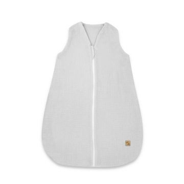 Sac de dormit, Qmini, Cu fermoar, Pentru bebelusi, De iarna, Din muselina dubla, 70 cm, Material certificat Oeko Tex Standard 100, Gray Sac de dormit, Qmini, Cu fermoar, Pentru bebelusi, De iarna, Din muselina dubla, 70 cm, Material certificat Oeko Tex Standard 100, Gray